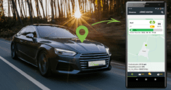 FLEETware járműkövetés személyautóba mobilalkalmazás